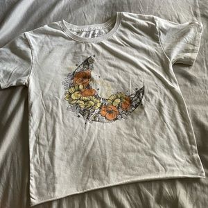 Fifth Sun Floral moon tee